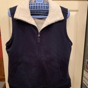 LL Bean lined vest, very soft! Teal green